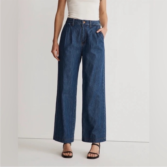 Madewell The Harlow Wide Leg Jeans Fairson Wash - Picture 2 of 12